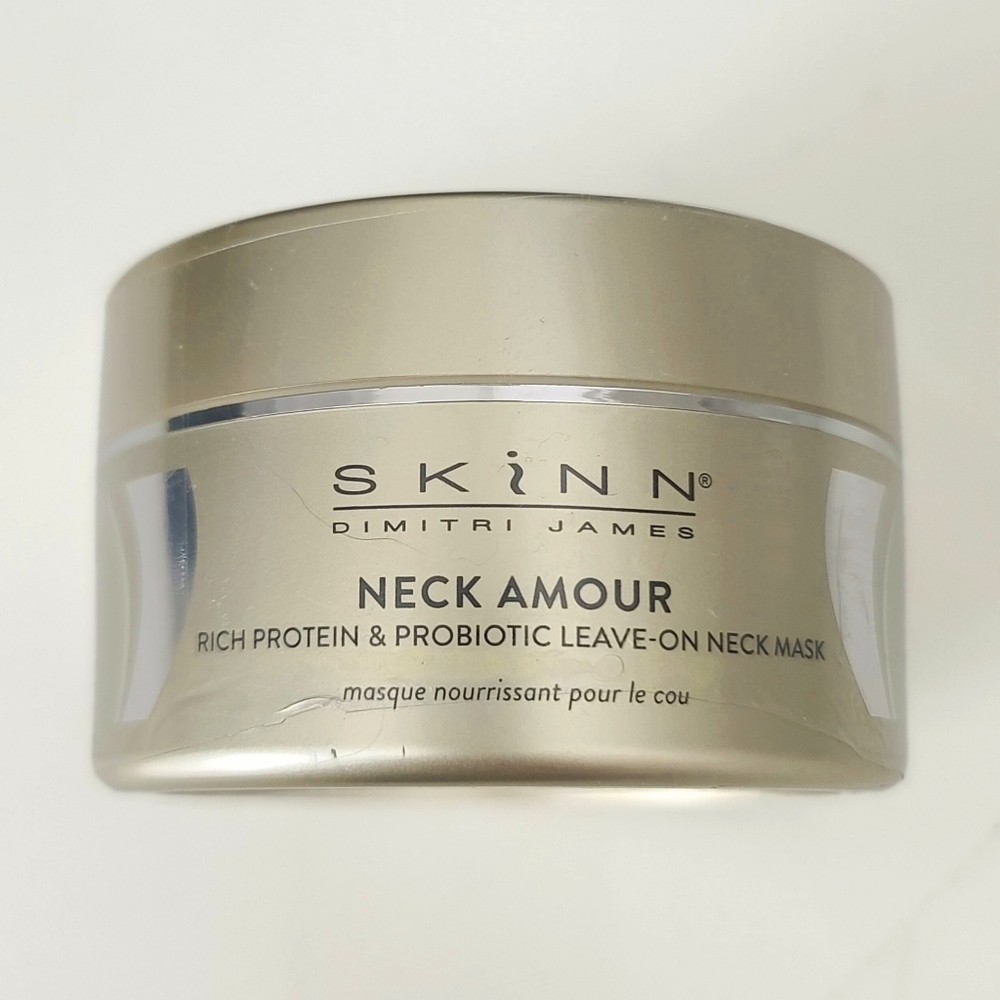 Skinn Cometics Neck Amour Protein & Probiotic Leave-On Neck Mask 4oz New Sealed